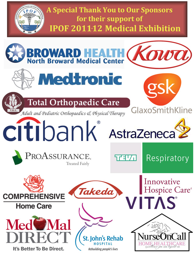 2011-12 Medical Exhibition Sponsors
