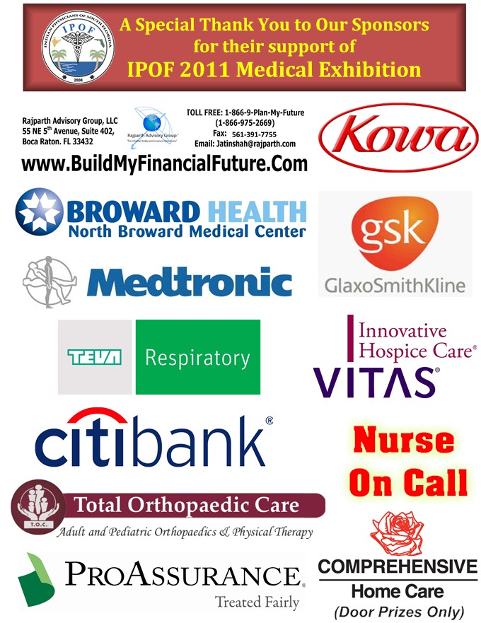 2011 Medical Exhibition Sponsors